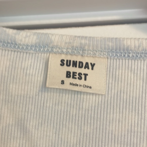 Sunday Best Cropped T Shirt, Size S - Picture 2 of 5